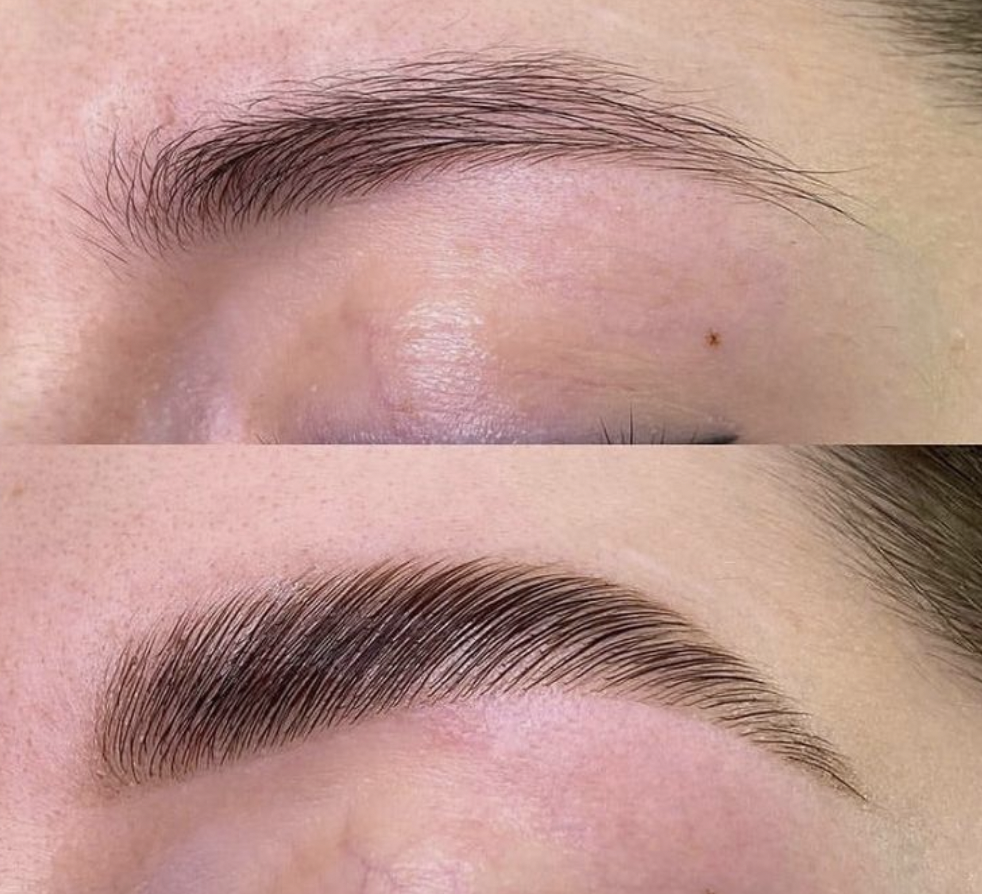 Lifting y tinte de pestañas + laminado de cejas + diseño + henna brasileña