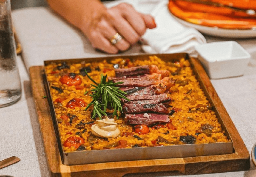 Arroz de secreto ibérico